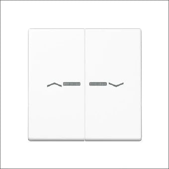JUNG A595BFKO5PWW Bedienelement / Zentralplatte Schalterprogramm