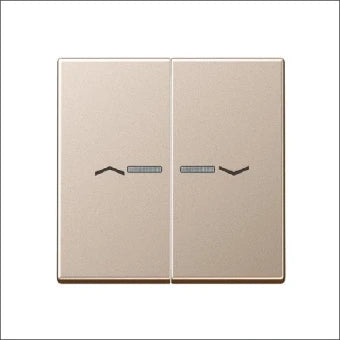 JUNG A595KO5PCH Bedienelement / Zentralplatte Schalterprogramm