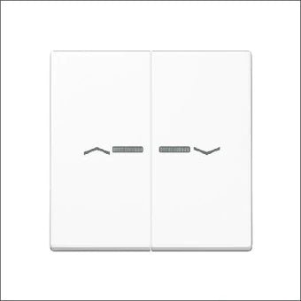 JUNG A595KO5PWW Bedienelement / Zentralplatte Schalterprogramm