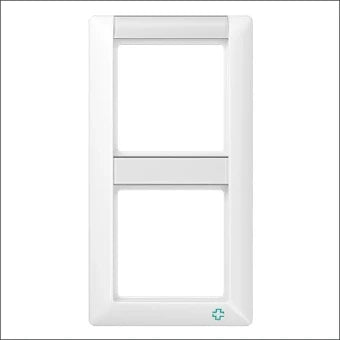 JUNG ABAS582NNAWW Abdeckrahmen Schalterprogramm 10 mm