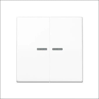 JUNG ABAS591-5KO5WW Bedienelement / Zentralplatte Schalterprogramm 55 mm