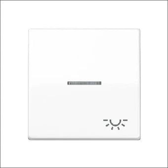 JUNG ABAS591KO5LWW Bedienelement / Zentralplatte Schalterprogramm 55 mm