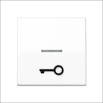 JUNG ABAS591T1KO5WW Bedienelement / Zentralplatte Schalterprogramm 55 mm