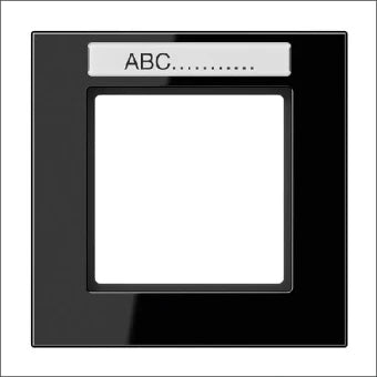 JUNG AC581BFNASW Abdeckrahmen Schalterprogramm 10 mm