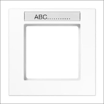 JUNG AC581BFNAWW Abdeckrahmen Schalterprogramm 10 mm