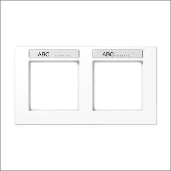 JUNG AC5820BFNAWW Abdeckrahmen Schalterprogramm 10 mm