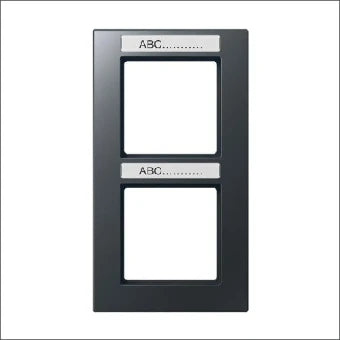 JUNG AC582BFNAANM Abdeckrahmen Schalterprogramm 10 mm
