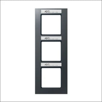 JUNG AC583BFNAANM Abdeckrahmen Schalterprogramm 10 mm