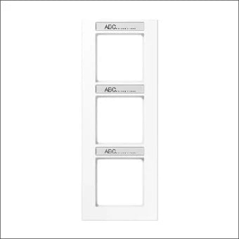 JUNG AC583BFNAWW Abdeckrahmen Schalterprogramm 10 mm