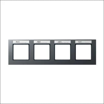 JUNG AC5840BFNAANM Abdeckrahmen Schalterprogramm 10 mm