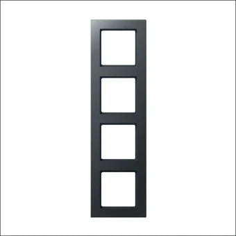 JUNG AC584BFANM Abdeckrahmen Schalterprogramm 10 mm