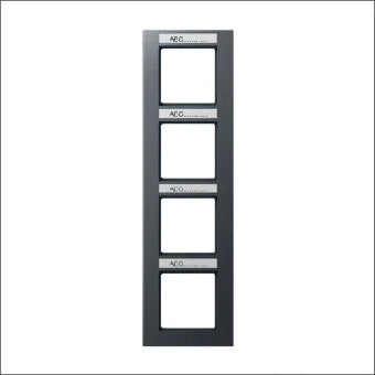 JUNG AC584BFNAANM Abdeckrahmen Schalterprogramm 10 mm