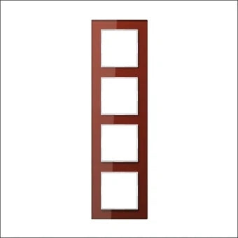 JUNG AC584GLRT Abdeckrahmen Schalterprogramm 10 mm