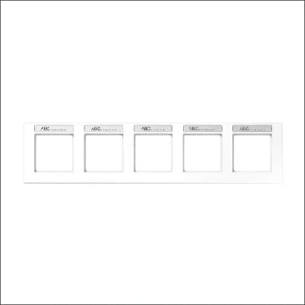 JUNG AC5850BFNAWW Abdeckrahmen Schalterprogramm 10 mm