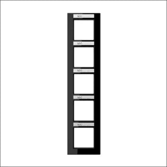 JUNG AC585BFNASW Abdeckrahmen Schalterprogramm 10 mm