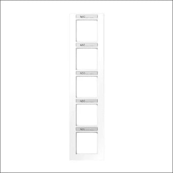JUNG AC585BFNAWW Abdeckrahmen Schalterprogramm 10 mm
