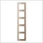 JUNG AC584GLCH Abdeckrahmen Schalterprogramm 10 mm