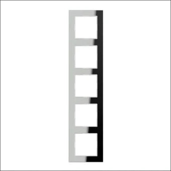 JUNG AC585GLSI Abdeckrahmen Schalterprogramm 10 mm
