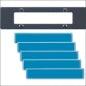 JUNG AF582BFSW Abdeckrahmen Schalterprogramm 10 mm