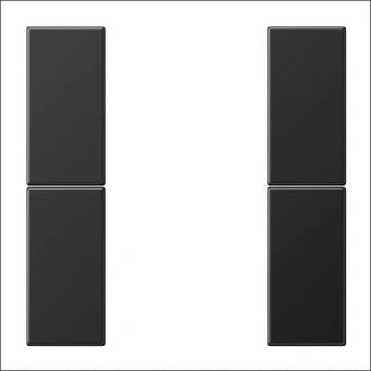 JUNG AL2502TSAD Bedienelement / Zentralplatte Schalterprogramm 70 mm