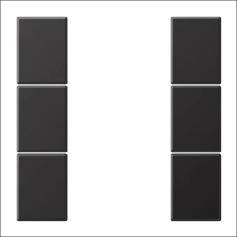 JUNG AL2503TSAD Bedienelement / Zentralplatte Schalterprogramm 70 mm