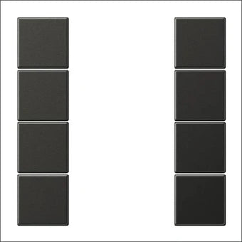 JUNG AL2504TSAAN Bedienelement / Zentralplatte Schalterprogramm 70 mm
