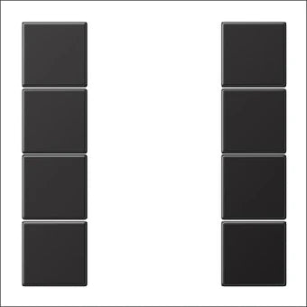 JUNG AL2504TSAD Bedienelement / Zentralplatte Schalterprogramm 70 mm