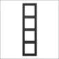 JUNG AL2985D Abdeckrahmen Schalterprogramm 11 mm
