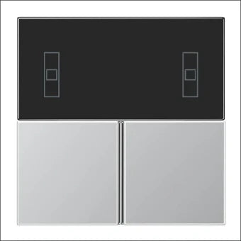 JUNG AL4093TSA Bedienelement / Zentralplatte Schalterprogramm 70 mm