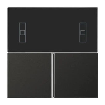 JUNG AL4093TSAAN Bedienelement / Zentralplatte Schalterprogramm 70 mm