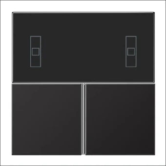 JUNG AL4093TSAD Bedienelement / Zentralplatte Schalterprogramm 70 mm