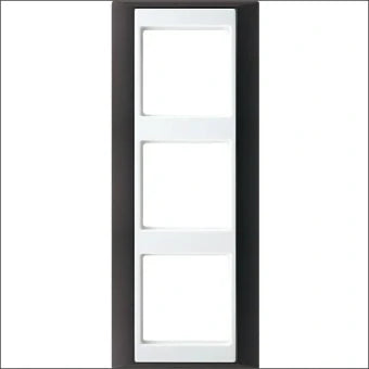 JUNG AP583ANTWW Abdeckrahmen Schalterprogramm 10.4 mm