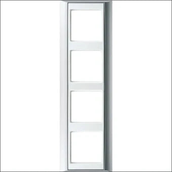 JUNG AP584ALWW Abdeckrahmen Schalterprogramm 10.4 mm