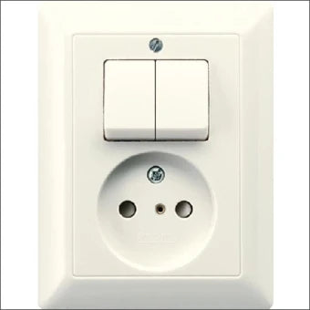 JUNG AS5545EU Schakelaar/Steckdose combinatie