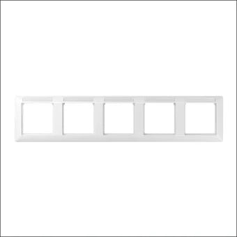JUNG AS5850BFINAWW Abdeckrahmen Schalterprogramm 10 mm