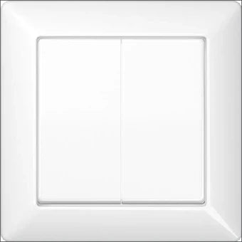 JUNG AS590-5WW Bedienelement / Zentralplatte Schalterprogramm 80.5 mm