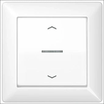 JUNG AS590KO5PWW Bedienelement / Zentralplatte Schalterprogramm