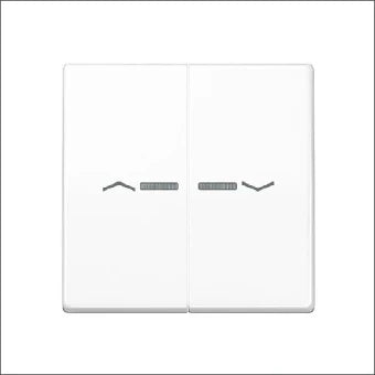 JUNG AS591-5KO5PWW Bedienelement / Zentralplatte Schalterprogramm