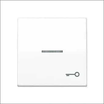 JUNG AS591KO5TWW Bedienelement / Zentralplatte Schalterprogramm 55 mm