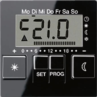 JUNG AUT238DSW Bedienelement / Zentralplatte Schalterprogramm