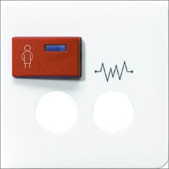 JUNG CD071AWW Bedienelement / Zentralplatte Schalterprogramm 67 mm