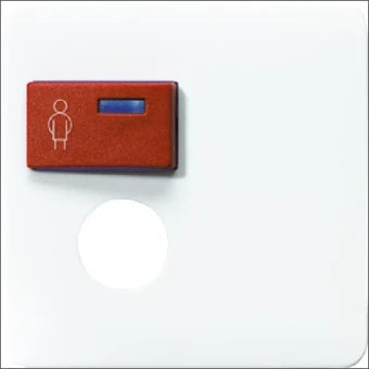 JUNG CD071BWW Bedienelement / Zentralplatte Schalterprogramm 67 mm
