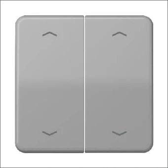 JUNG CD595MPGR Bedienelement / Zentralplatte Schalterprogramm 67 mm