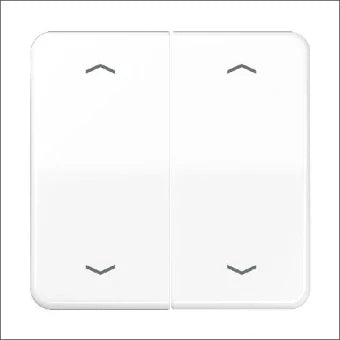 JUNG CD595MPWW Bedienelement / Zentralplatte Schalterprogramm 67 mm
