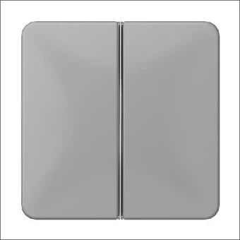 JUNG CD402TSAGR Bedienelement / Zentralplatte Schalterprogramm 67 mm