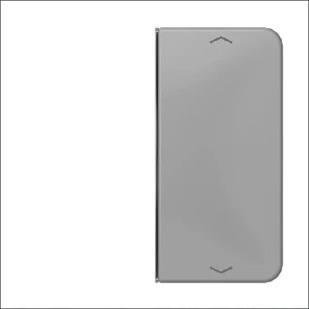 JUNG CD402TSAPGR Bedienelement / Zentralplatte Schalterprogramm 67 mm