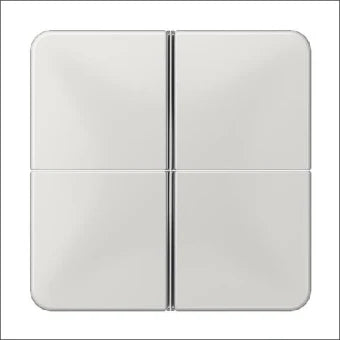 JUNG CD404TSALG Bedienelement / Zentralplatte Schalterprogramm 67 mm