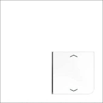JUNG CD404TSAPWW14 Bedienelement / Zentralplatte Schalterprogramm 33 mm