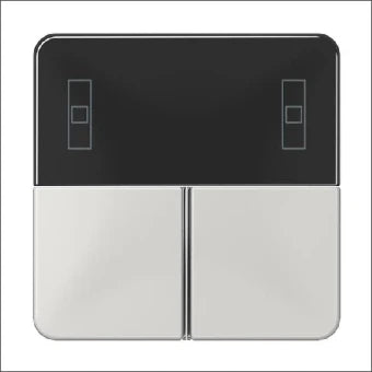 JUNG CD4093TSALG Bedienelement / Zentralplatte Schalterprogramm 67 mm