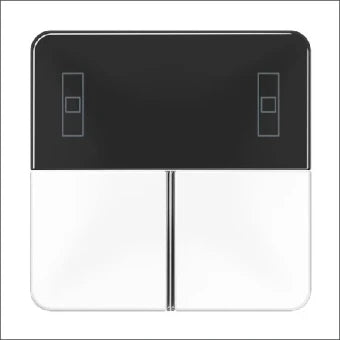JUNG CD4093TSAWW Bedienelement / Zentralplatte Schalterprogramm 67 mm